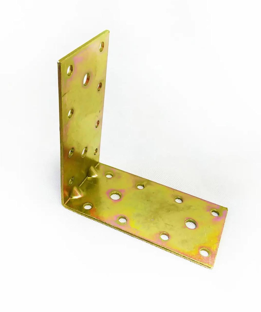 Куточок кріпильний №240 оцинкований 120х120х60 мм