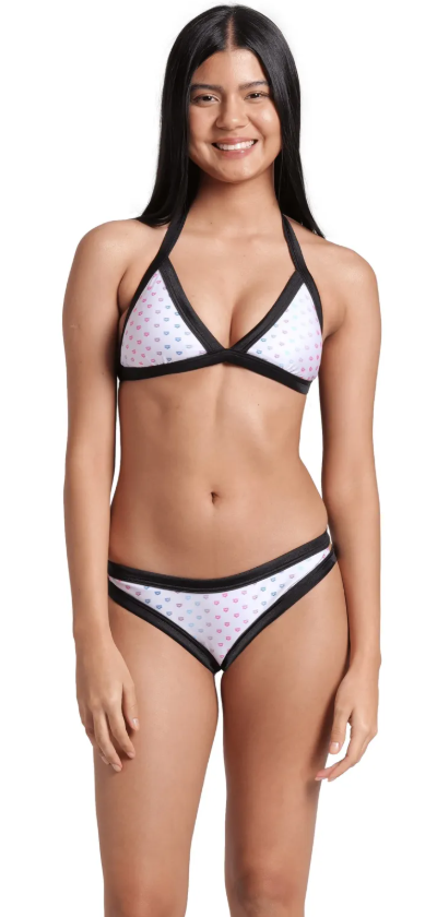 Купальник женский Arena RAINBOW MONOGRAM BIKINI TRIANG 007079-115 S (3468337515524)