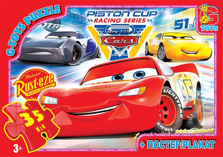 Пазли G-Toys "Тачки" 35 деталей (Z10188)