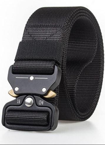 Ремінь військовий Assault Belt з пряжкою Кобра Чорний - фото 3