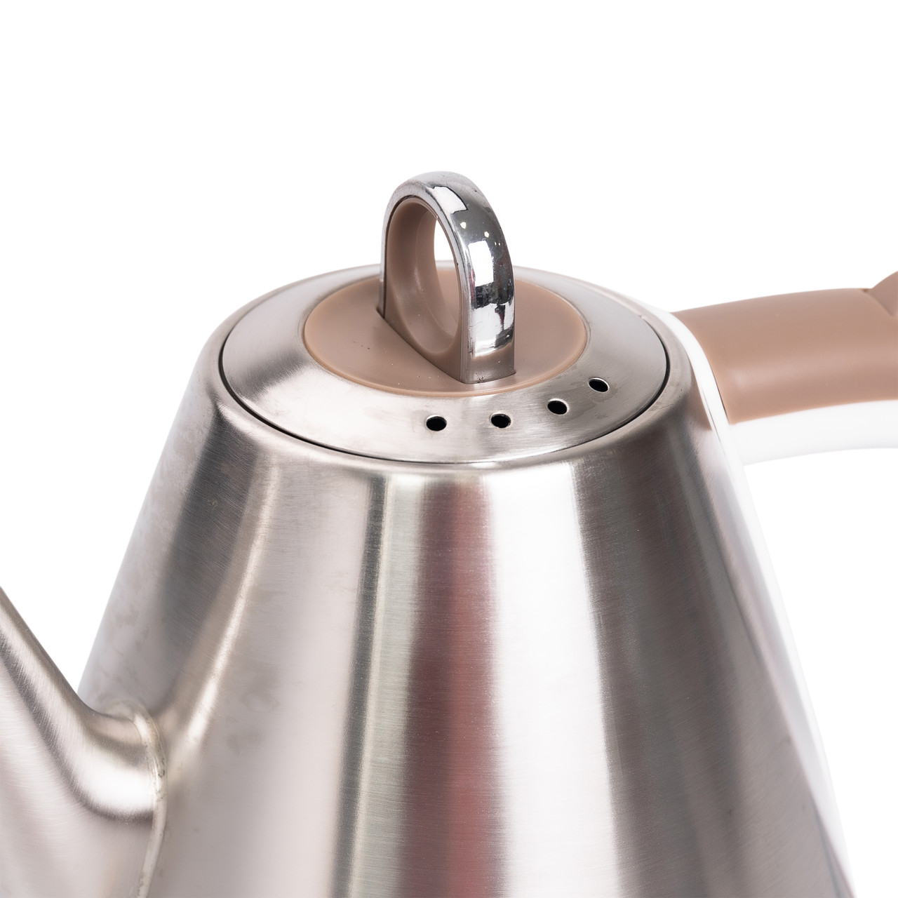 Чайник електричний з довгим носиком Sokany SK-SH-1083 1100 Вт 1,5 л Сріблястий/Рожевий (SK-SH-1083) - фото 8