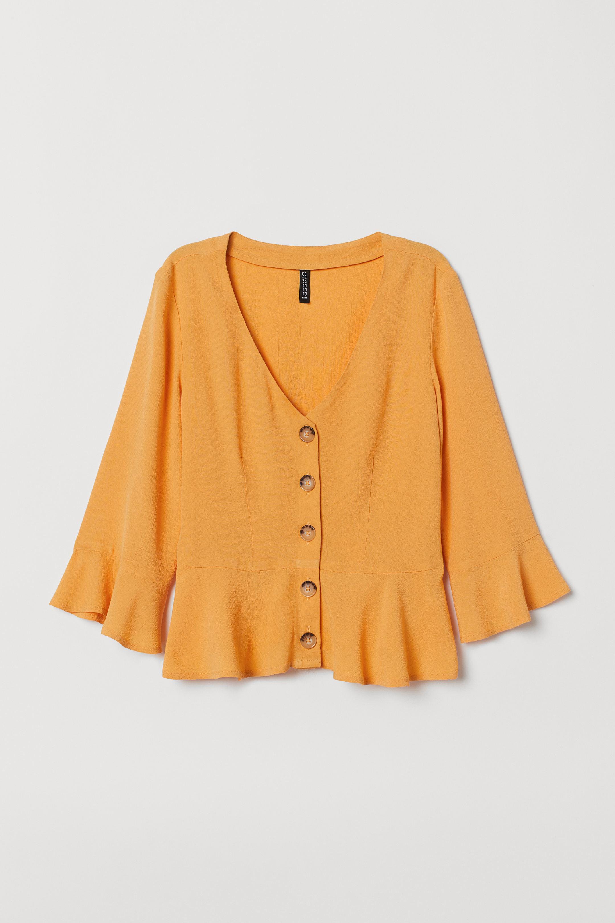 Блуза H&M р. 34 Желтый (7451999) Блуза H&M р. 34 Желтый (7451999)