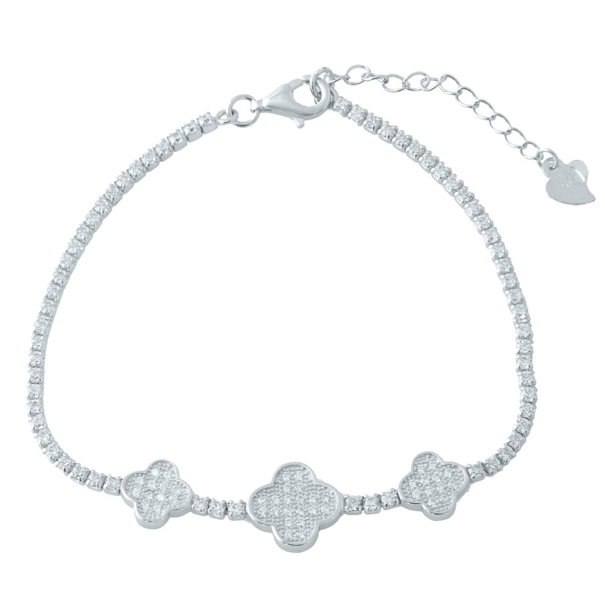 Браслет серебряный с фианитами 4,91 г (1955772)