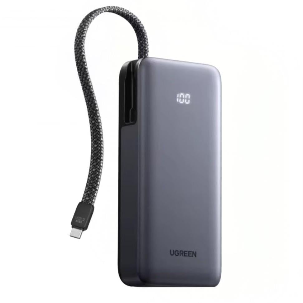 Повербанк UGREEN 45W 20000mAh PB536 Nexode Power Bank with built-in cable (PB536) Повербанк UGREEN 45W 20000mAh PB536 Nexode Power Bank with built-in cable (PB536)