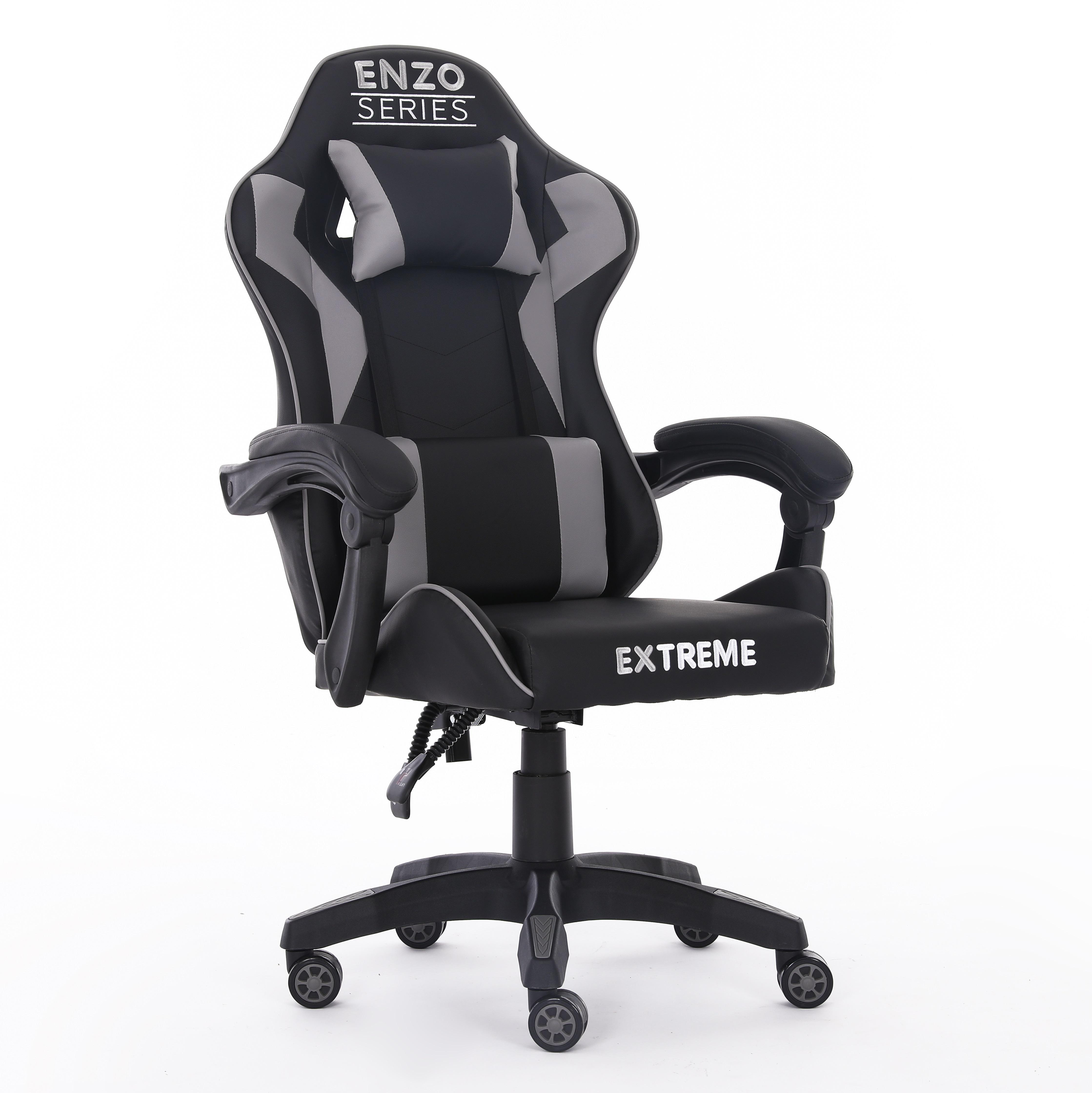 Компьютерное кресло Extreme Enzo Черный/Cерый (22288296)