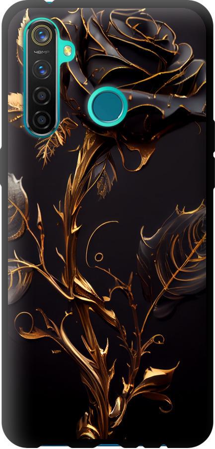 Чехол на Realme 5 Pro Роза 3 (5552b-1861-42517)