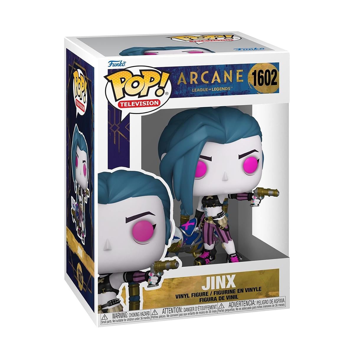 Детская игровая фигурка Funko POP коллекционная Arcane Jinx виниловая аниме модель для фанатов (75649) Детская игровая фигурка Funko POP коллекционная Arcane Jinx виниловая аниме модель для фанатов (75649)