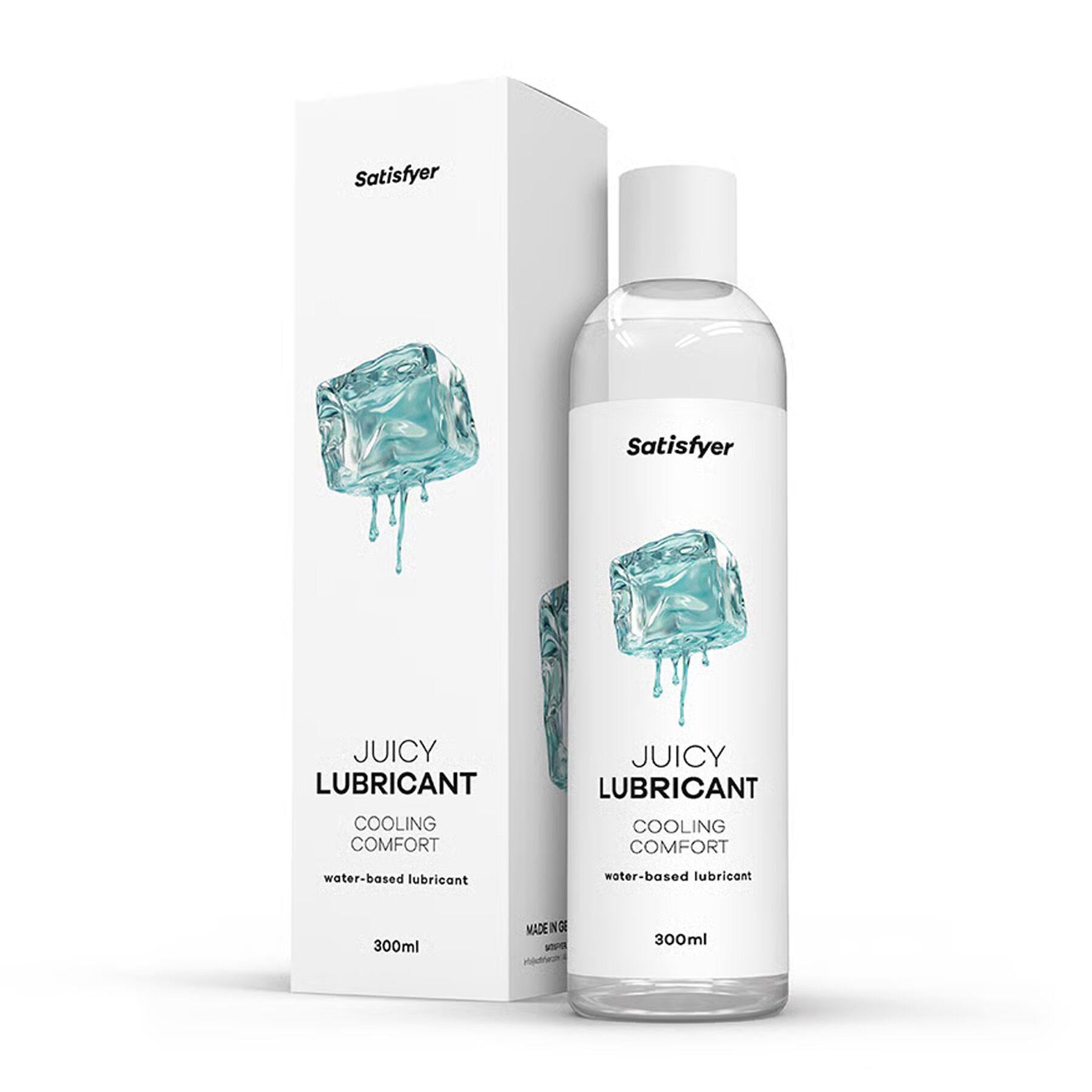 Лубрикант на водній основі Satisfyer Juicy Lubricant Cooling Comfort water based 300 мл (BLS2714)