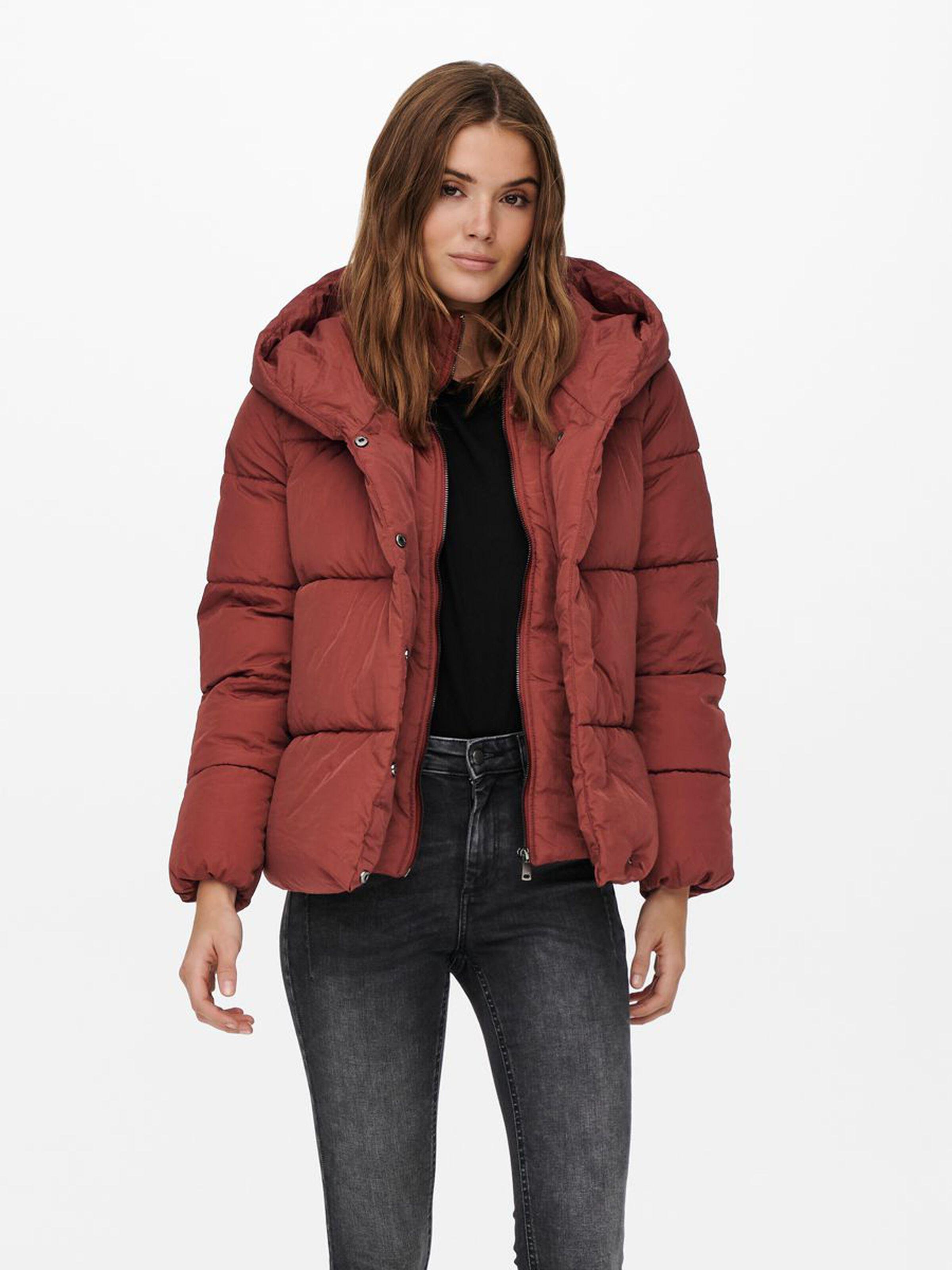Куртка жіноча Only 15231475 L Бордовий - фото 7 Куртка жіноча Only 15231475 L Бордовий - фото 7