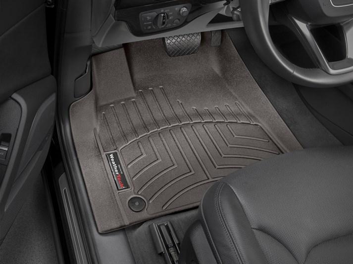 Килимки автомобільні передні лайнери WeatherTech 478871 Audi Q7/Q7 e-tron/Q8/SQ7 2016 Коричневий (1185134997)