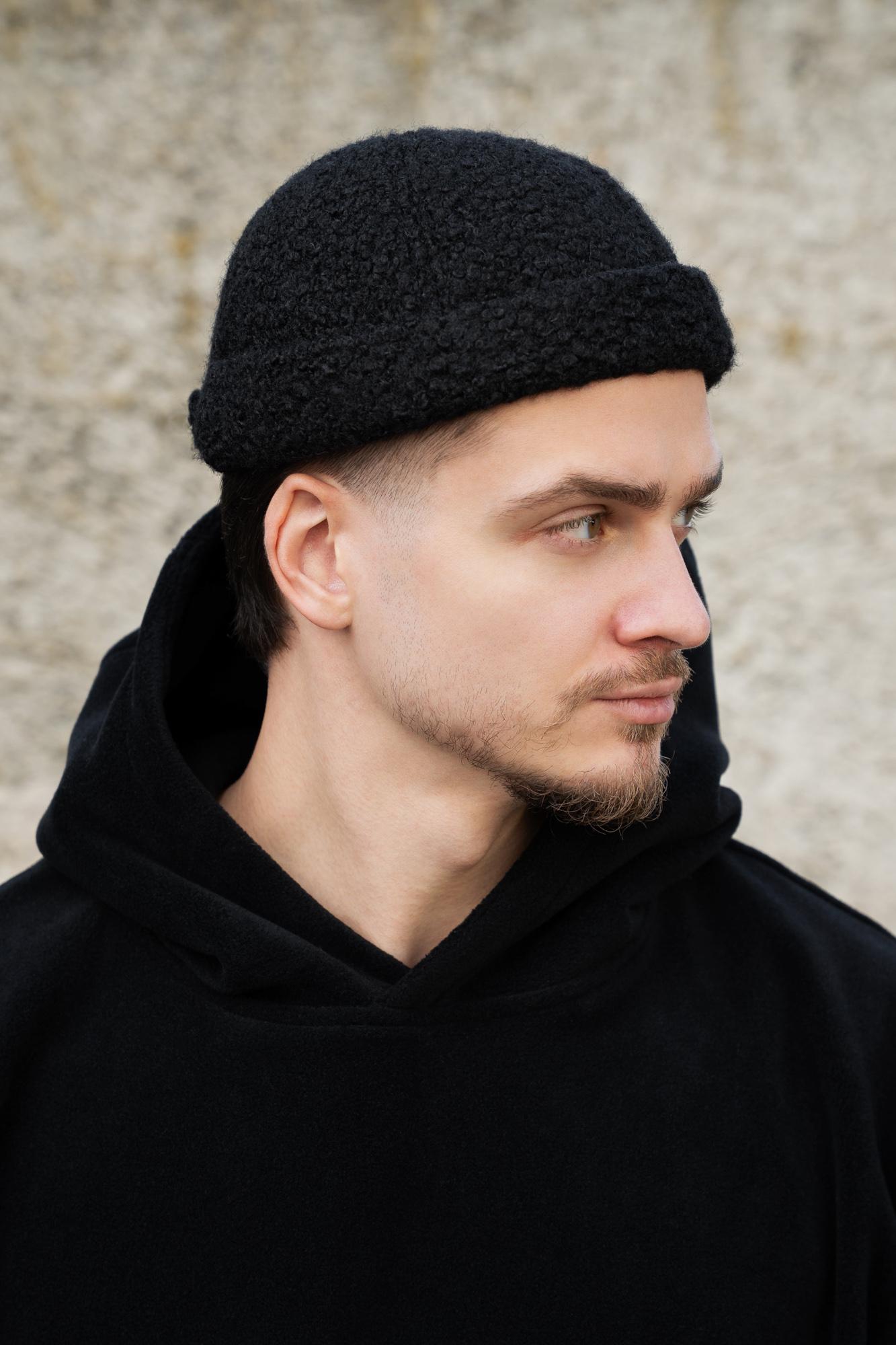 Кепка меховая Without Brand Dax Black (8055945)