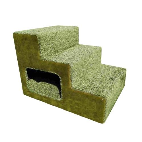 Ступеньки прикроватные для собачек с входом 55х42х42 см Зеленый (00151)