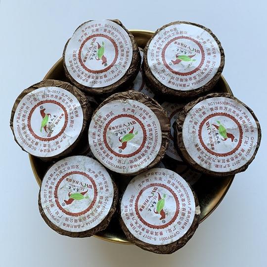 Чай Порционный шу пуэр Ма Ma Dui Zhang 2017 года 100 г - фото 3