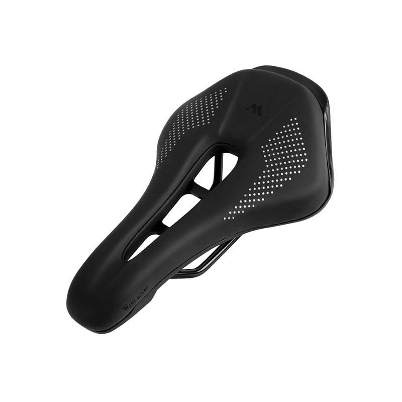 Cедло для велосипеда West Biking YP0801101 Black с отверстием вентиляцией велосипедное
