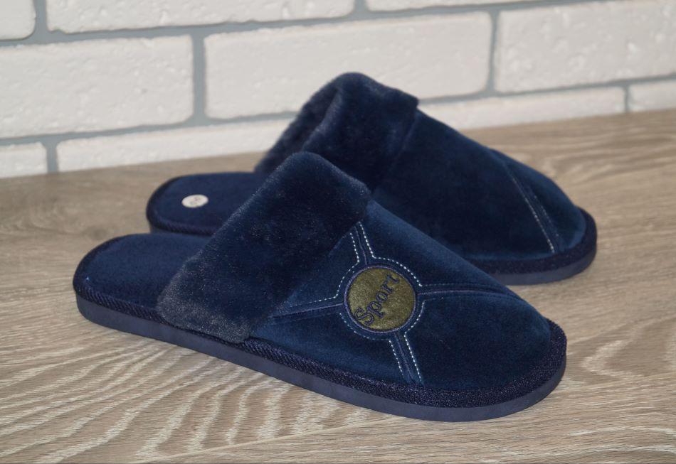Тапочки комнатные Plaazzo 44/45 р. 27,5 см Синий (30378-4445)