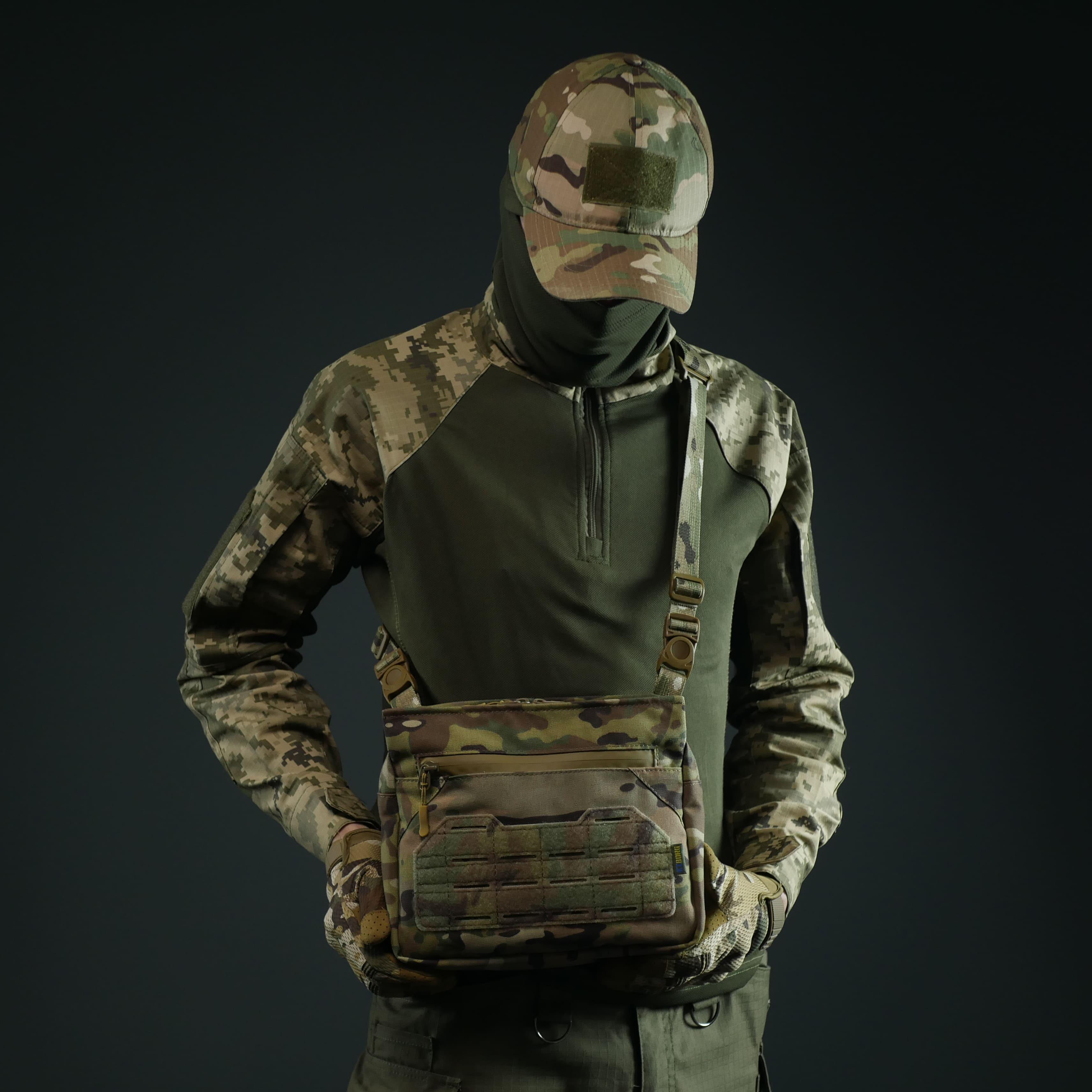 Сумка через плече Tactic city bag з IRR-просоченням Мультикам (27516727) - фото 14 Сумка через плече Tactic city bag з IRR-просоченням Мультикам (27516727) - фото 14