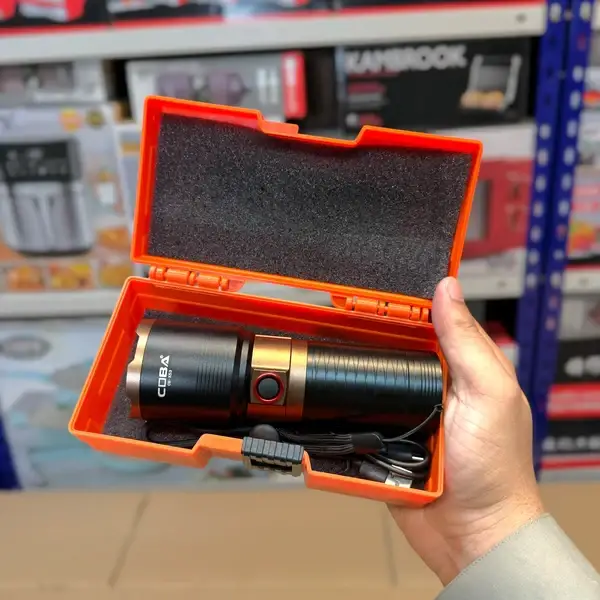 Аккумуляторный фонарик ручной TG CB X53 LASER LED с лазером (X53) - фото 2