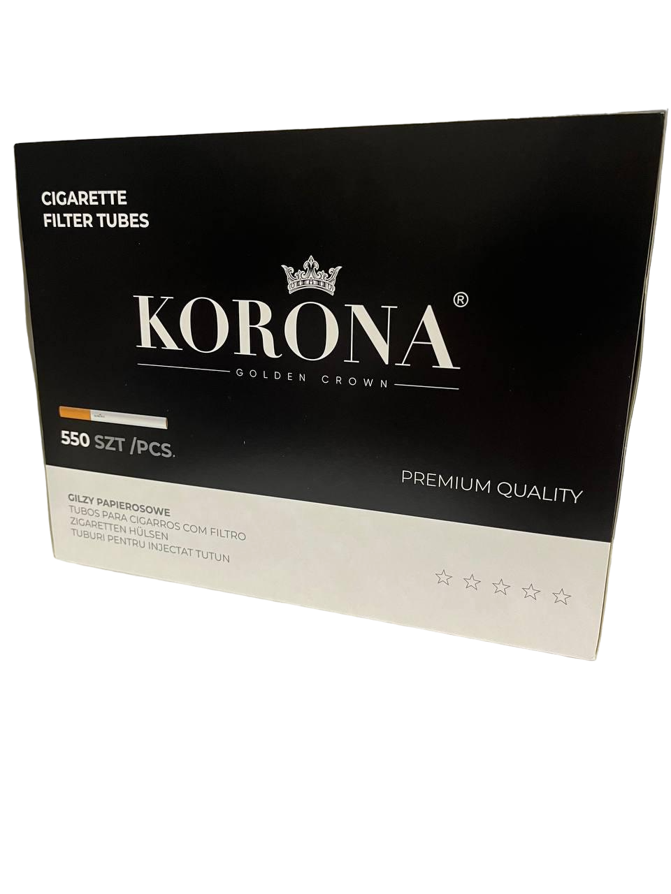 Гильзы для набивки сигарет KORONA 550 шт.