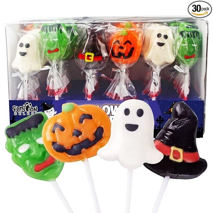 Леденец на палочке Fusion Select Halloween Candy Lollipops 30 шт. (1985973113)