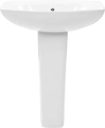 Умивальник з постаментом vidaXL 65х52 см (143001) - фото 3 Умивальник з постаментом vidaXL 65х52 см (143001) - фото 3