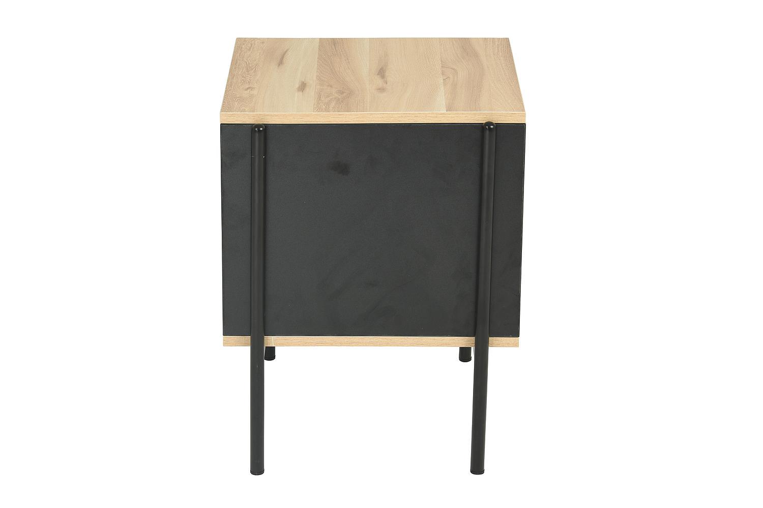 Журнальный столик Signal KARINA B 40x40x51 см Дуб/Черный матовый (KARINABDC) - фото 4 Журнальный столик Signal KARINA B 40x40x51 см Дуб/Черный матовый (KARINABDC) - фото 4