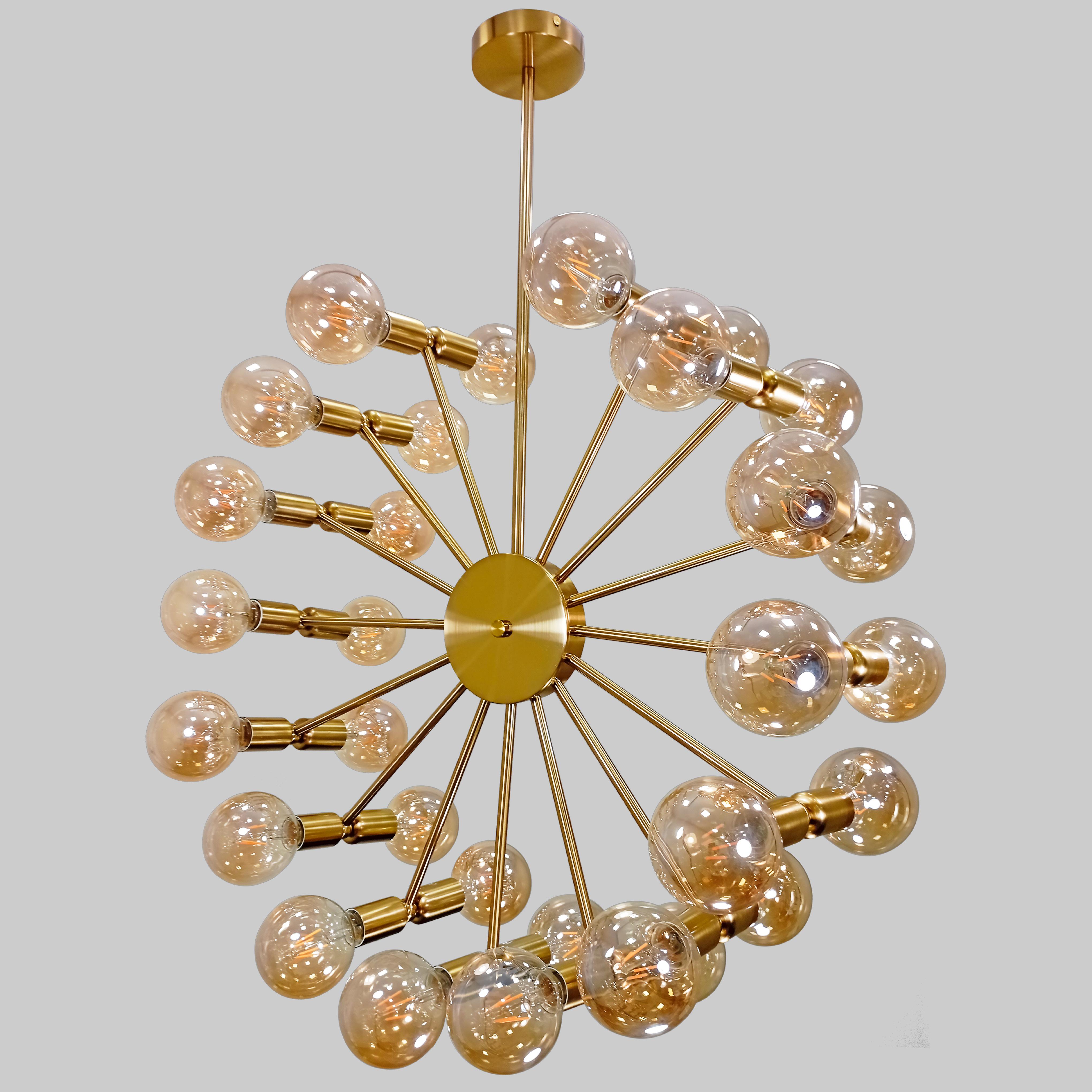 Люстра на 30 ламп Бронзовий (61-V1015-30 BRZ)