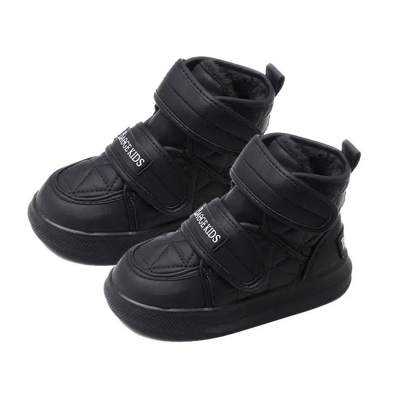 Ботинки детские с экомехом и липучками р. 32 Черный (MH00004-3)