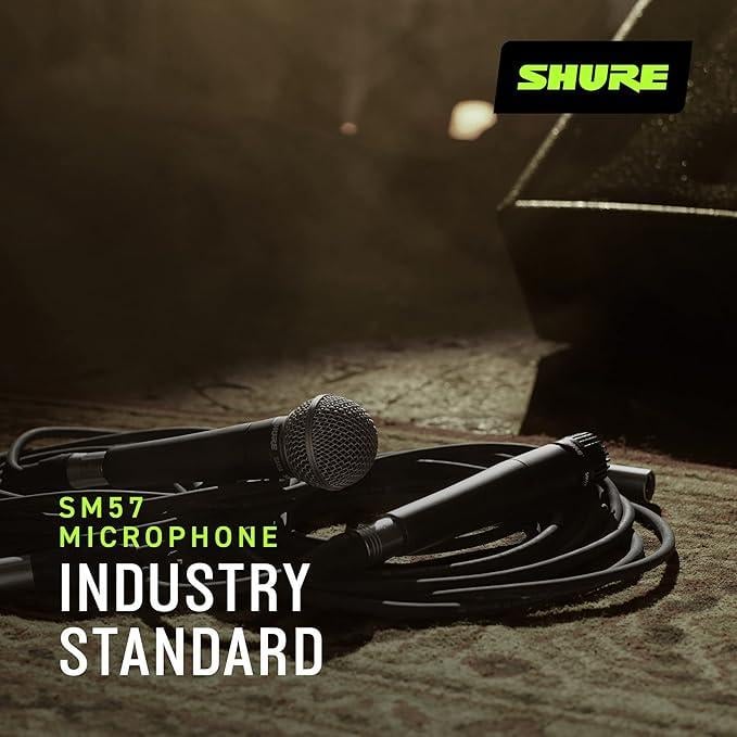 Мікрофон професійний студійний Shure SM57 Pro XLR - фото 5 Мікрофон професійний студійний Shure SM57 Pro XLR - фото 5