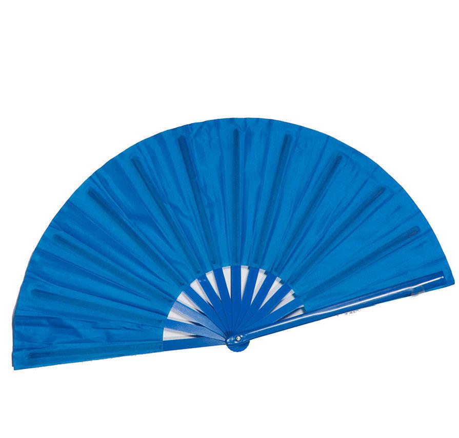 Віяло ручне для танців і спорту 33х61 см Синій (В4790)