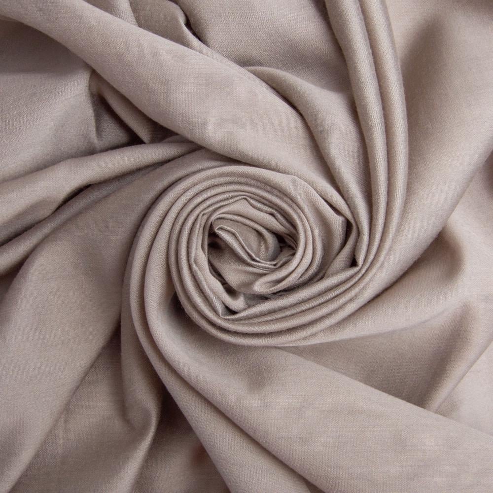 Ткань платечная Жемчужина 82 гр/м2 150 см вискоза для платьев/блуз/аксессуаров Серо-бежевый