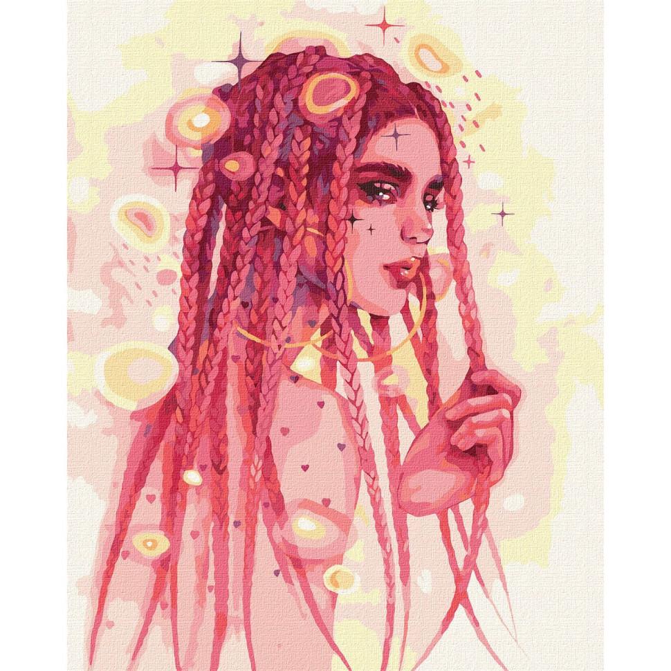Картина за номерами Ideyka Дивовижна незнайомка  KHO2578 40x50 см (RLT29440)