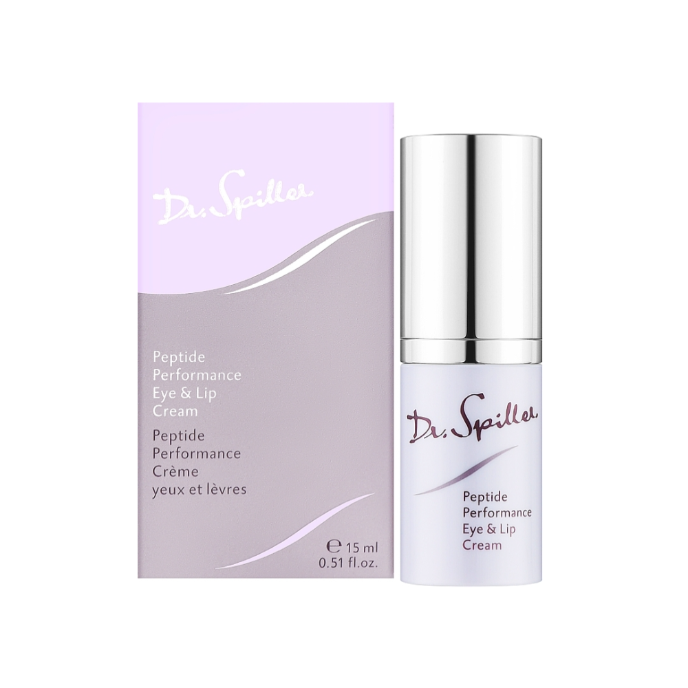 Крем відновлювальний для шкіри навколо очей і губ Dr.Spiller Peptide Performance Eye & Lip Cream 15 мл