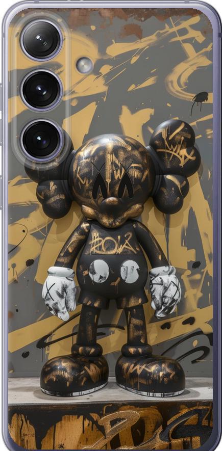 Чехол на Samsung Galaxy S24 Plus Bronze kaws (6097u-3388-42517)