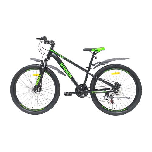 Велосипед Spark JOY колеса 26"/стальная рама 13" Черно-салатовый (26351969) - фото 3