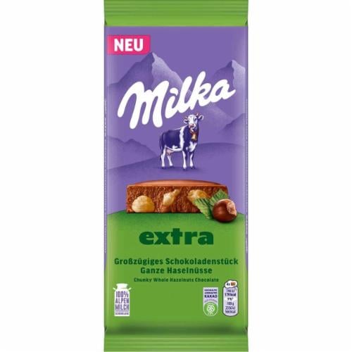 Шоколад Молочный Milka Extra гanze Haselnusse 190 г (05283) Шоколад Молочный Milka Extra гanze Haselnusse 190 г (05283)