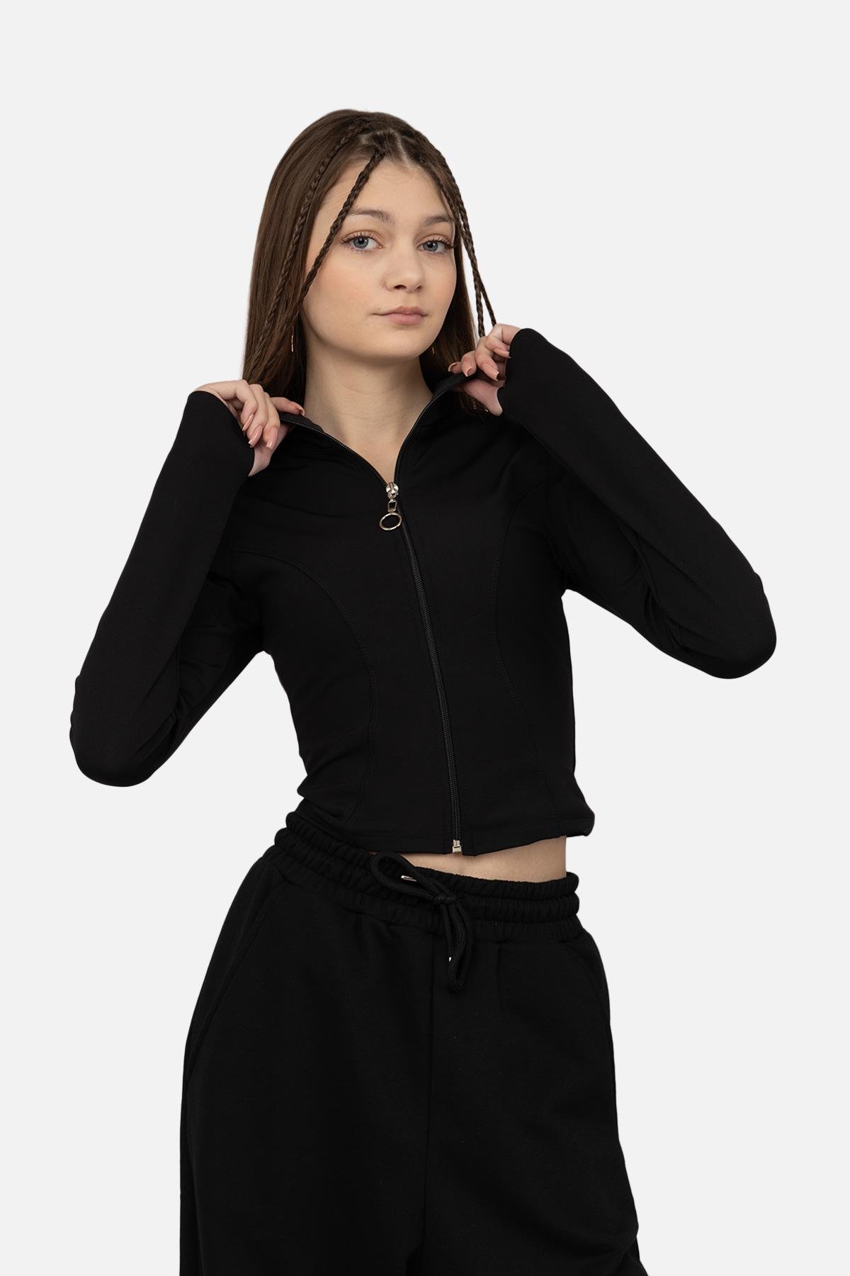 Кофта жіноча р. 46 Чорний (SKT001043200) Кофта жіноча р. 46 Чорний (SKT001043200)