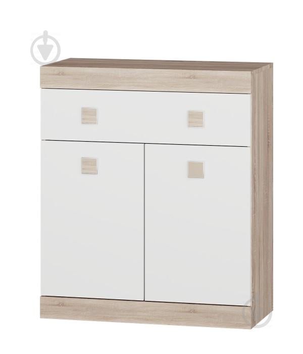 Комод із дверима та ящиком Еверест Соната-4 сонома + білий Комод із дверима та ящиком Еверест Соната-4 сонома + білий
