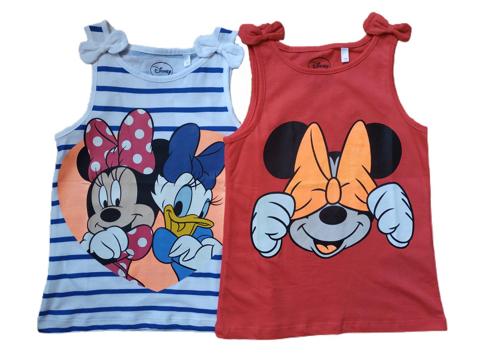 Набір майок літніх C&A для дівчинки 110 см Червоний/Білий (386101)