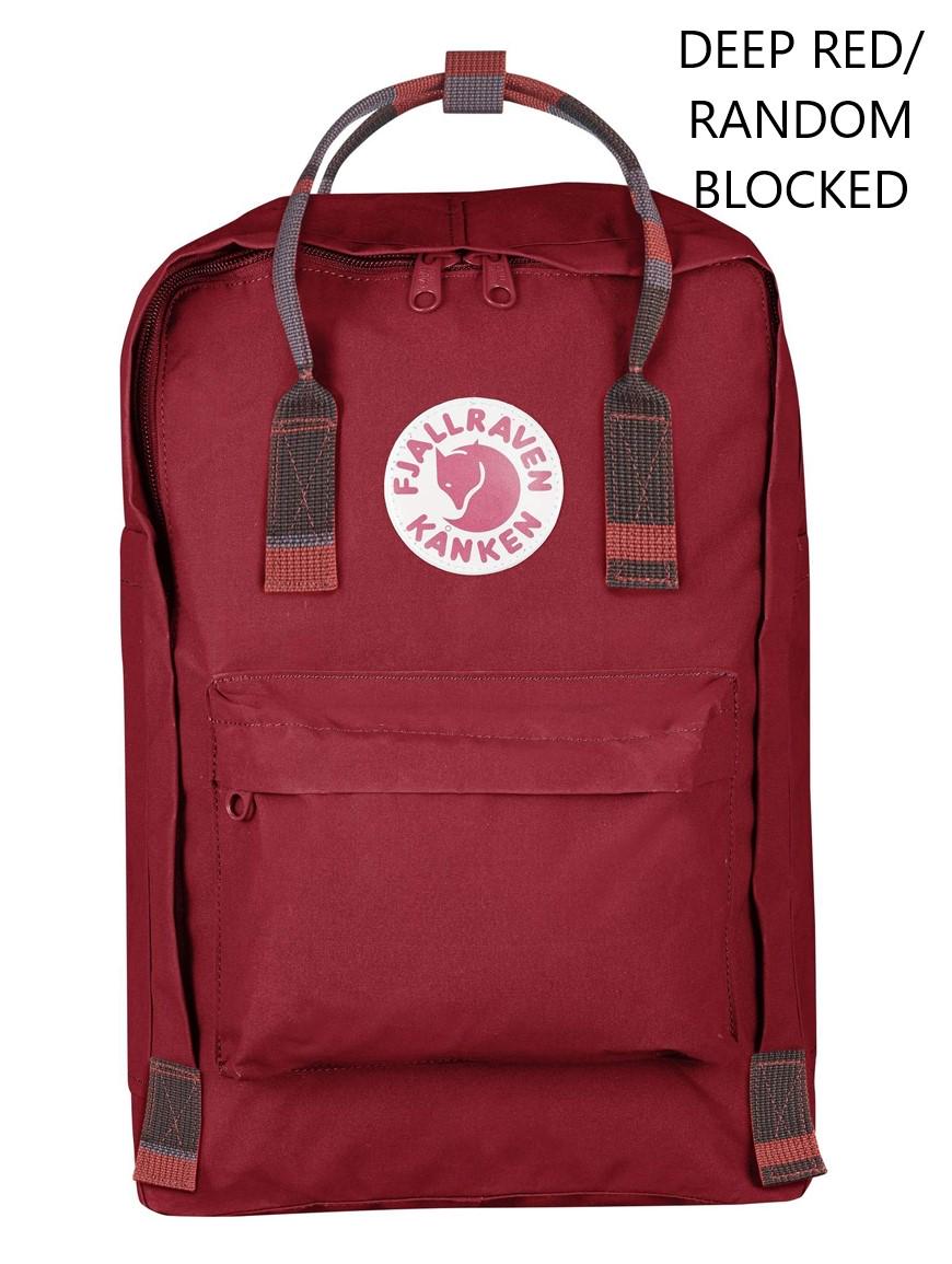 Рюкзак Fjallraven Kanken Laptop 15 Deep Red/Random Blocked (1004-27172.325-915)