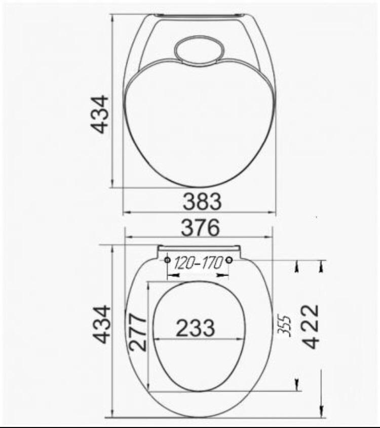 Сиденье для унитаза SoloPlast с детской крышкой (СУА-7Д) - фото 2