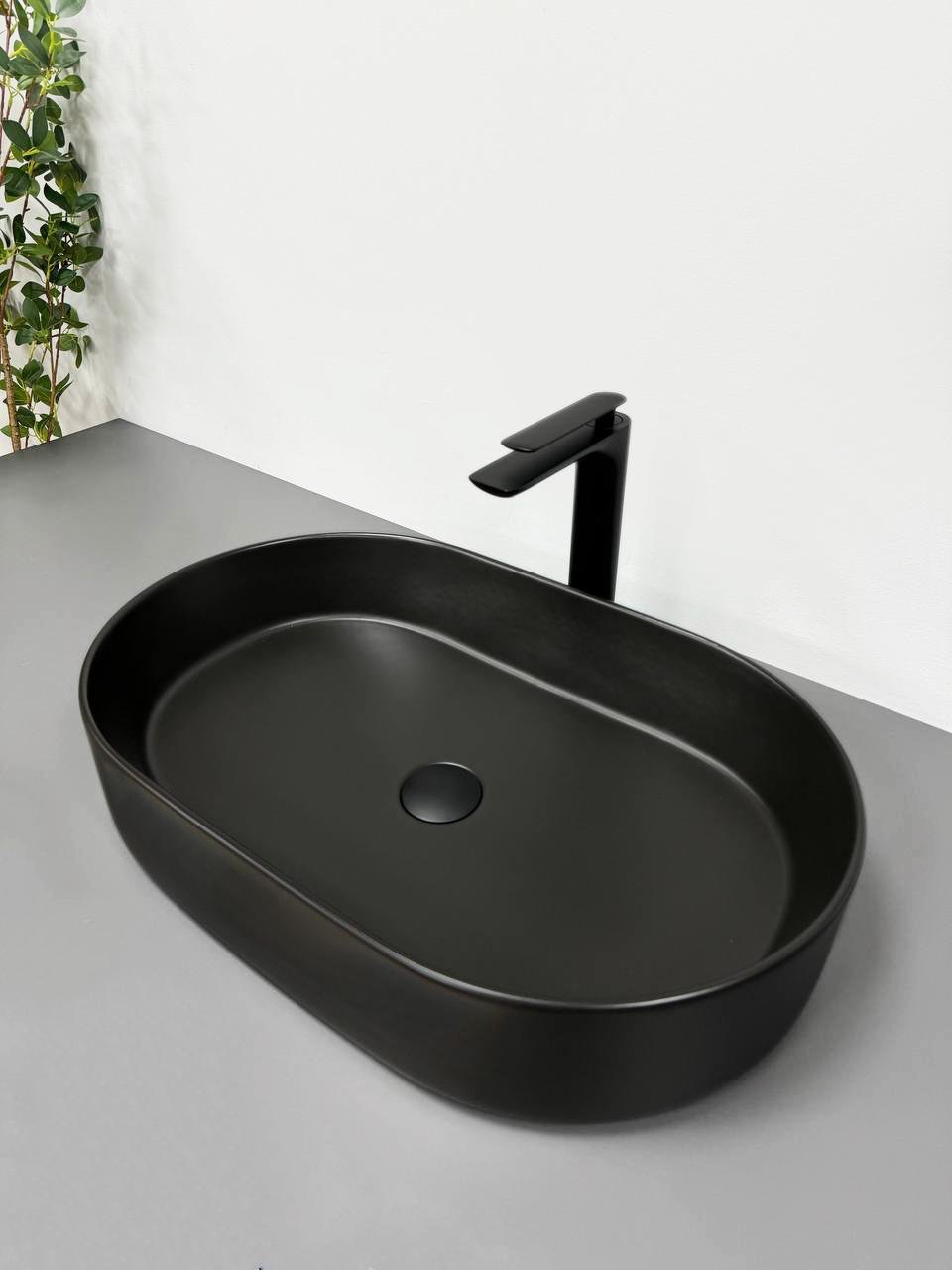 Умивальник VBI VERONA 60 накладний Black matt (VBI-011303)
