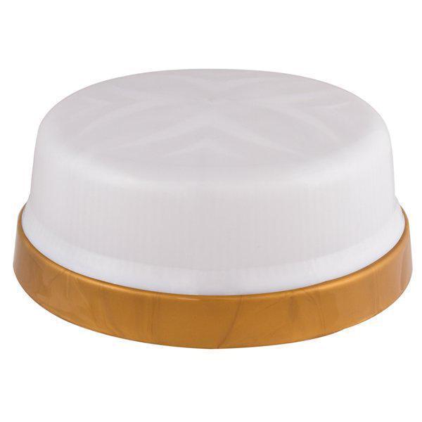 Настінно-стельовий світильник ERKA 1102 D.i.-GB з датчиком руху круглий IP20 Золотий/Білий (27550850)