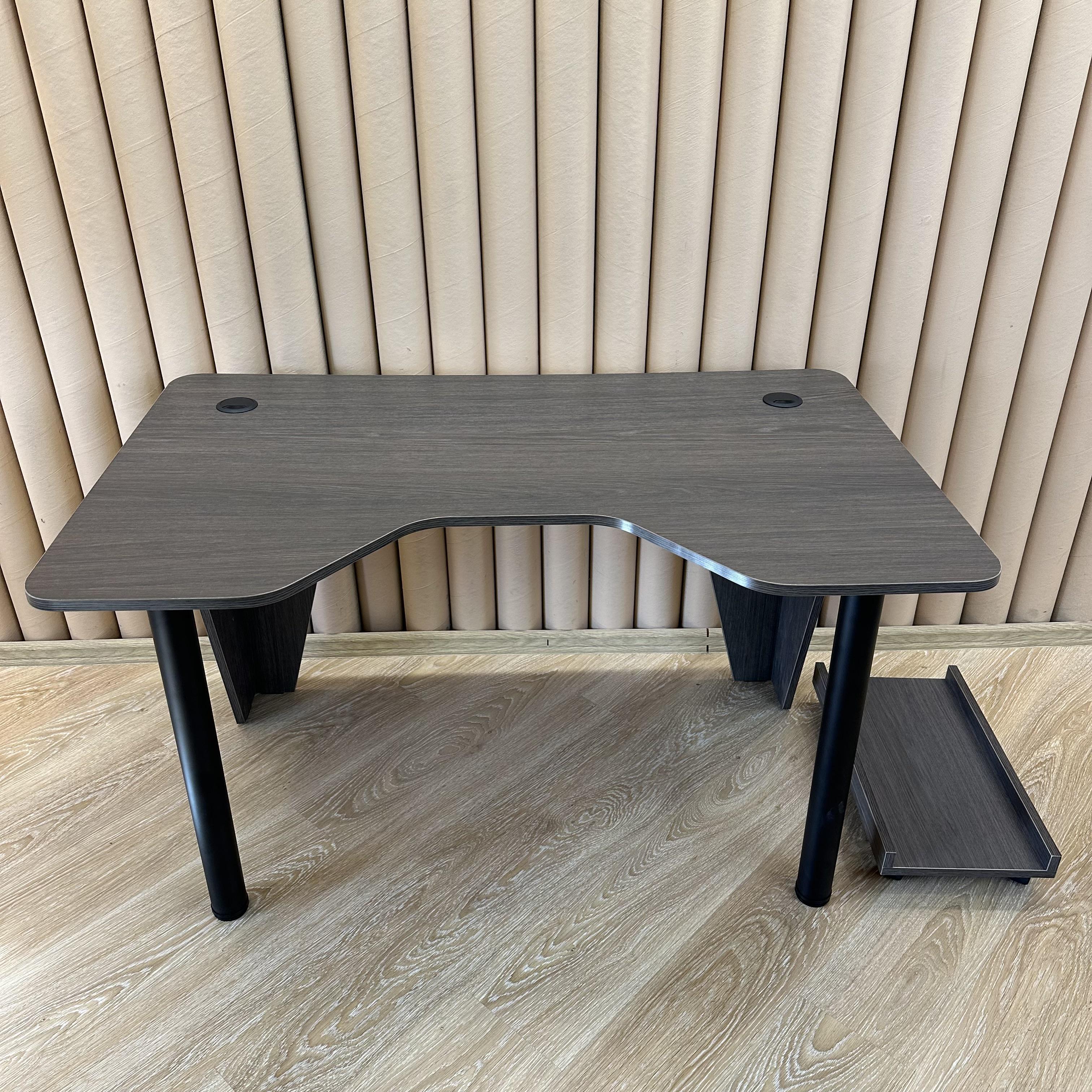 Стол компьютерный геймерский Drom Superellipse ЛДСП с подставкой для ПК 18 мм Коричневый - фото 2 Стол компьютерный геймерский Drom Superellipse ЛДСП с подставкой для ПК 18 мм Коричневый - фото 2