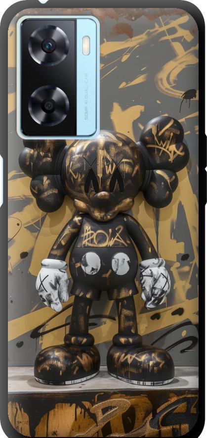 Чехол на Oppo A57s Bronze kaws (6097b-2931-42517)