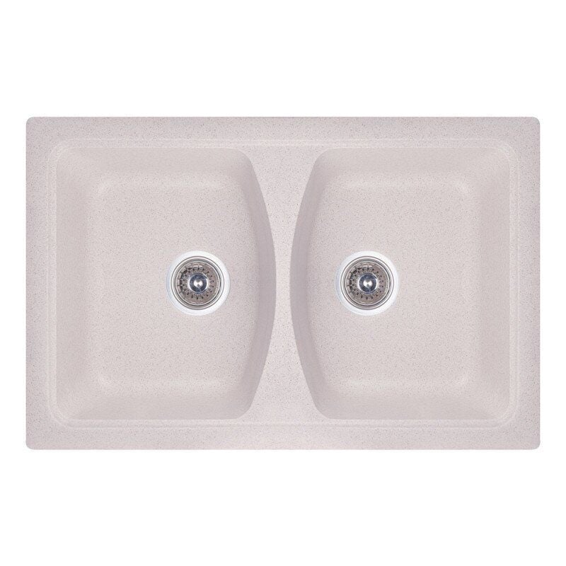 Мойка для кухни Cosh 7950 COSH7950K800 на две чаши 790x500 мм Бежевый (62158)