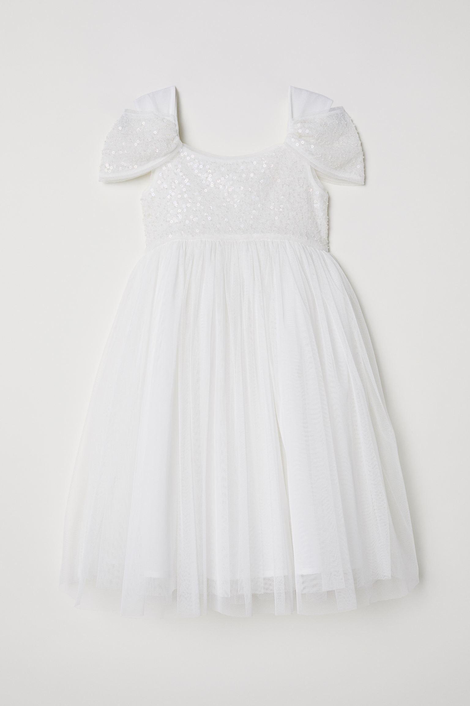 Платье для девочки H&M 128 Розовый (589467001)