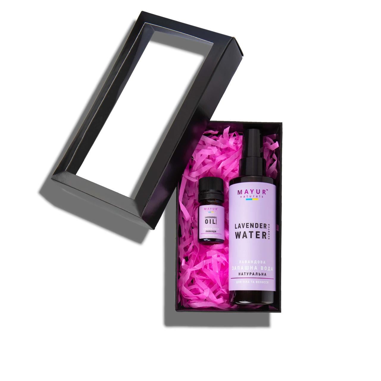 Подарочный набор Эфирное масло Лаванды 5 мл/Благоухающая вода Лавандовая 100 мл 38