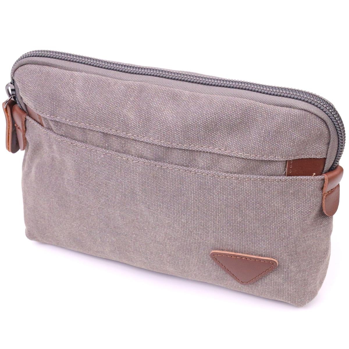 Барсетка из текстиля Vintage Men's 21259 Серый