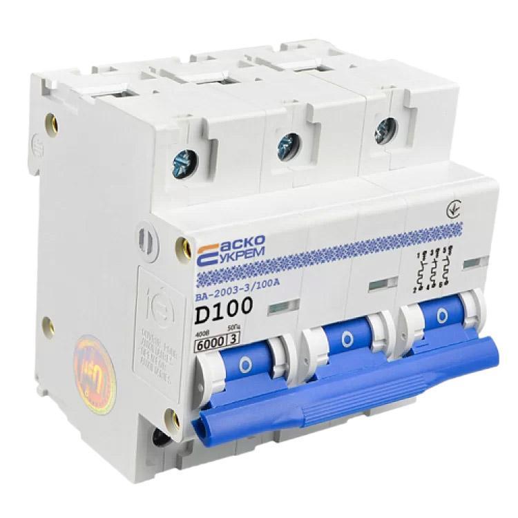 Автоматический выключатель АСКО-УКРЕМ ВА-2003 100А 3 полюса (A0010030004)