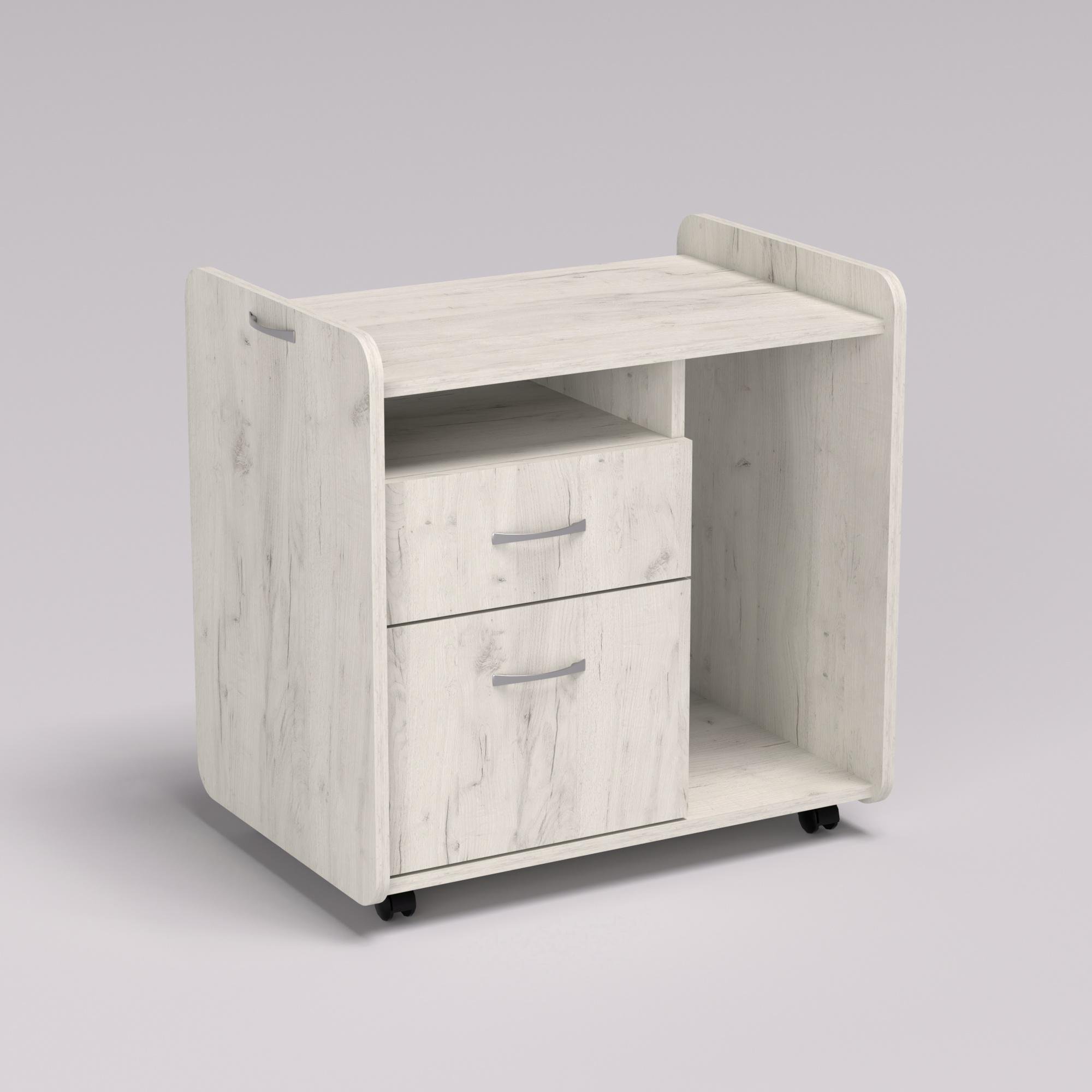 Тумба офисная Континент ТМО-2 650х450х612 мм Дуб Крафт Белый (23102) Тумба офисная Континент ТМО-2 650х450х612 мм Дуб Крафт Белый (23102)